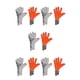 thumbnail image 2 of Greeniant Kit de portero de fútbol tamaño 6/7/8/9/10, guantes de portero de halcón para niños, juego sin dedos sin látex, blanco Type2 NO2, 2 of 6