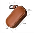 thumbnail image 5 of Car Key Chain Bag Zipper PU Leather Protection Key Coin Holder Car Key Case Smart Key Holder Remote Keyring Wallet, 5 of 5
