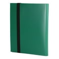 thumbnail image 1 of Side Loading Trading Card Albums Binder with Elastic Strap Scratch-Resistant Game Collection Gaming Accessories Folder Booklet Green, 1 of 7