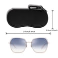 thumbnail image 2 of Funda para gafas Hion Soft Pouch de neopreno con clip para cinturón, color negro, 2 of 6