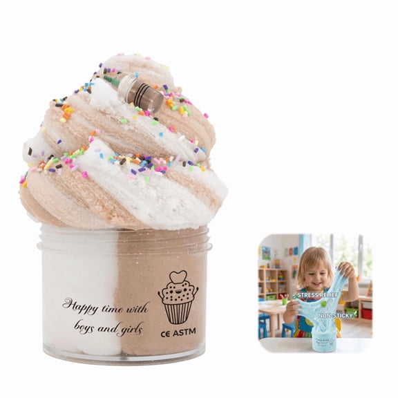 Butter Slime Kit, Soft and Non-Sticky Sludge Toy, for Girls Boys Party Favor, Birthday Gifts, Stress Relief Toy