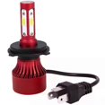 thumbnail image 2 of H4 Hb2 9003 2200W 330000Lm 4-Side Led Headlight Kit Hi/Lo Power Bulbs 6000K, 2 of 5