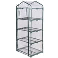 thumbnail image 4 of SUNORGREEN 4 Tier Mini Greenhouse With Sturdy Portable Shelves , COVER AND ROLL-UP ZIPPER DOOR, 4 of 9