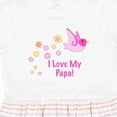 thumbnail image 4 of Inktastic I Love My Papa Girls Toddler Dress, 4 of 5