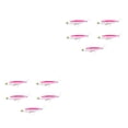 thumbnail image 1 of Advancent Paquete de 5 cebos de pesca Crankbait agua salada agua dulce portátil al aire libre río lago corriente barco roca señuelos aparejos rosa verde 2Conjunto, 1 of 6