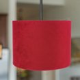 thumbnail image 1 of BRIGHTFUFU 1Pc Red Cloth Lampshade Easy Install Table Light Cover for Bedroom Living Room, 1 of 8