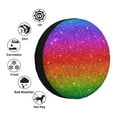 thumbnail image 4 of Vsdgher Rainbow Glitter for Spare Tire Cover, Tire Wheel Protector Wheel Cover Fit for Truck,Trailer,RV,SUV,Camper and Most Vehicle-17 inch, 4 of 6