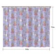 thumbnail image 5 of Princess and Unicorn Pattern Shower Curtain 84"x72" ,Bathroom Decorative Shower Curtains Set with 12 Hooks,Modern Waterproof Washable Shower Curtain, 5 of 6