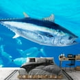 thumbnail image 3 of wall26 - Bluefin Tuna Thunnus Thynnus Saltwater Fish in Mediterranean - Removable Wall Mural | Self-Adhesive Large Wallpaper - 66x96 inches, 3 of 6