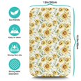 thumbnail image 5 of 2 Pack Washable Rubber Sunflower Cute Floral Dish Drying Mats for Kitchen Counter Home Large Coffee Bar Pad Accessories and Decor for Utensils Stemware (2pcs 19.5''x12''), 5 of 6