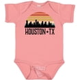 thumbnail image 3 of Inktastic Houston Texas Skyline Retro Boys or Girls Baby Bodysuit, 3 of 5