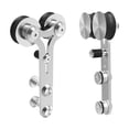 thumbnail image 1 of Sliding Door Hardware Clsoet Track Kit, Stainless Steel For Single Door Hardware Hanger 4-16FT Barn Door Hardware Kit ,Long Lasting, 1 of 7