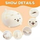 thumbnail image 5 of Stuffed Animal Shiba Inu Plush Toy, Soft Dog Shape -bun Bread Pillow, Cute -doll Best Gifts White, 5 of 5