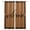 Black, Brown, Tan, variant on White Welcome Blackout Curtains Light Blocking Print Window Curtains, Modern Minimalist Black Striped Border Thermal Insulated Window Drapes for Living Room Kitchen Cafe (2 Panels, 55"W x 39"L)