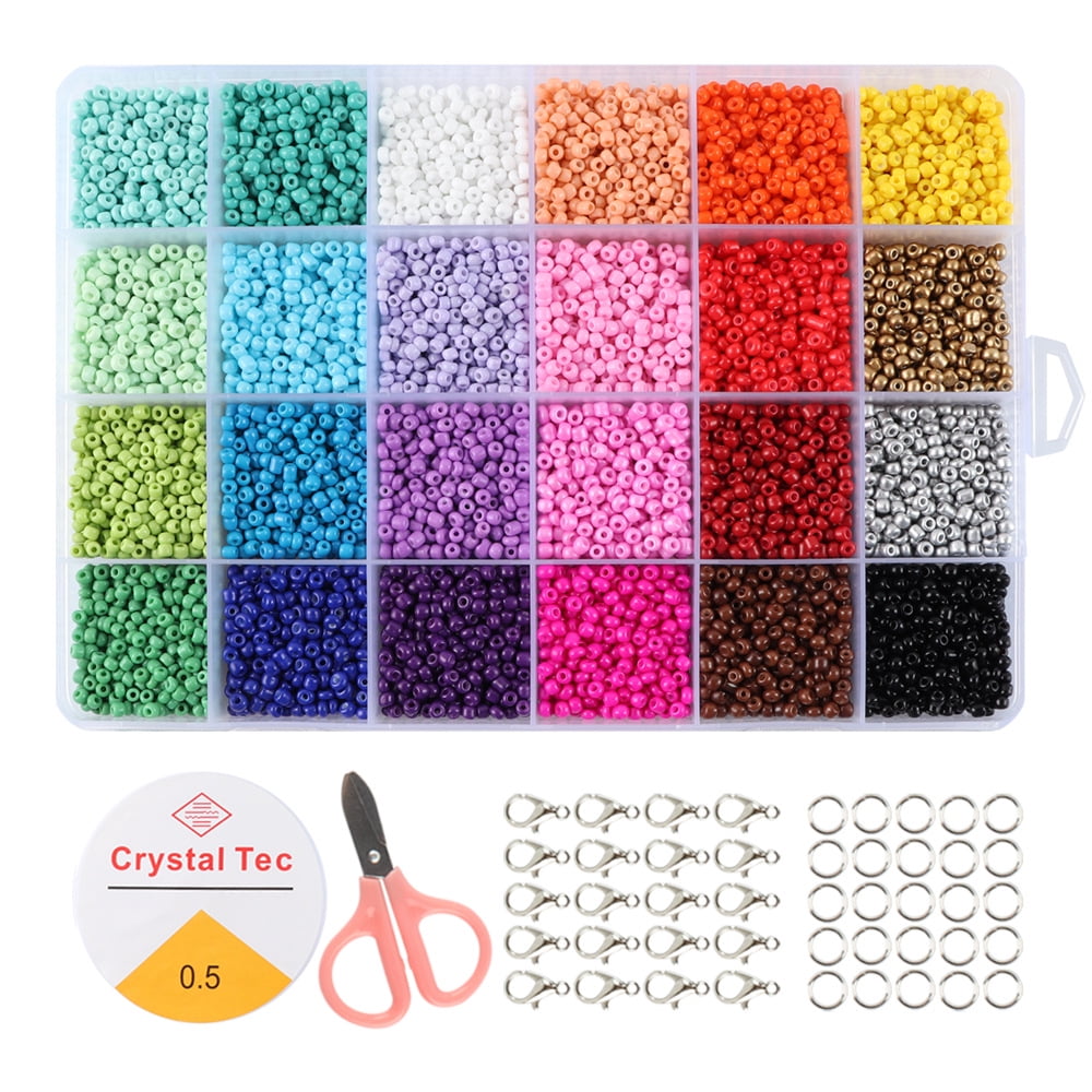 Feildoo Bead Bracelet Making Kits Small Bead Craft Kits For Masks Chains  Glasses Chains Fashion Personality Diy Art Craft Kits For Girls,10 Grams Of