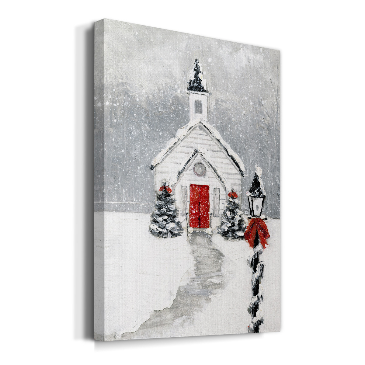 Wexford Home 12X18 Soft Silent Night Premium Gallery Wrapped Canvas - Ready to Hang