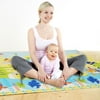 Foldable Play Mat – Large Tummy Timing Folding Reversible Baby Mats For Playroom