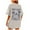 Light Gray, variant on T Shirt Beach Oversized Graphic Tees For Women Vintage Baggy Shirts Summer Cotton Vacation Tops