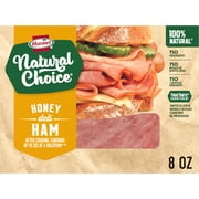 HORMEL NATURAL CHOICEDeli Meat, Gluten Free, HoneyDeliHam,Serving Size 56 g, Protein 10 g, Refrigerated, 8 oz Plastic Package