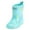 Sky Blue, variant on Hpapadks Girls Rain Boots Regular Lightweight Solid Water Shoes With Easy On Handles Hiking Waterproof Hot Pink 2-3 Y