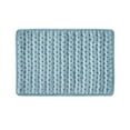 thumbnail image 3 of Better Trends Christa Polyester Bath Rug, 17" x 24" Rectangle, Aqua, 3 of 6