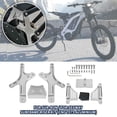 thumbnail image 1 of ALLTIMES 2.75" Subframe Seat Riser Kit for Sur Ron Segway X260 X160 for LBX, 7075 Aluminum Silver, 1 of 12