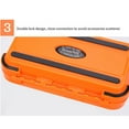 thumbnail image 2 of Caja de aparejos de almacenamiento de pesca Greeniant accesorios de anzuelo de doble cara Naranja, 2 of 6