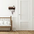 thumbnail image 3 of Wooden Key Holder for Entryway Decor Wall Mounted Mail Organizer and Key Hanger with 4 Hooks Rustic Rack for Keys Sunglasses, 3 of 9