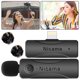 thumbnail image 2 of AS12 Wireless Lavalier Mic (2TX+RX) for iPhone 6-14/iPad, Plug & Play Noise Cancelling Mic for YouTube/TikTok Live Streaming, 2 of 5