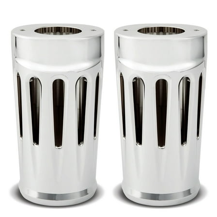 Arlen Ness Deep Cut Chrome Fork Boots (20-027)