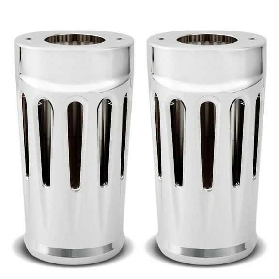 Arlen Ness Deep Cut Chrome Fork Boots (20-027)