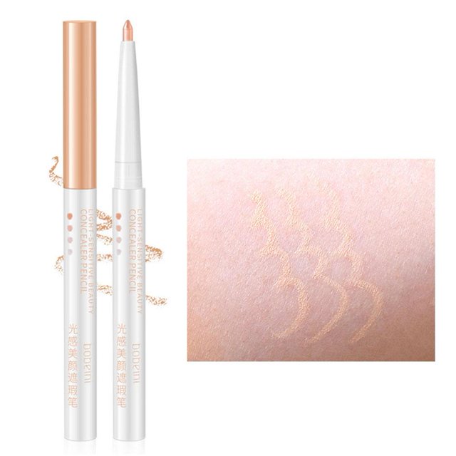 LUVCLS Lápiz corrector resistente al agua Lápiz de maquillaje Piel suave