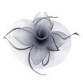 thumbnail image 2 of Visland Women Fascinator Hat, Mesh Faux Feather Flower Shape Mini Fashion Headwear for Wedding Church Tea Party Banquet, 2 of 8