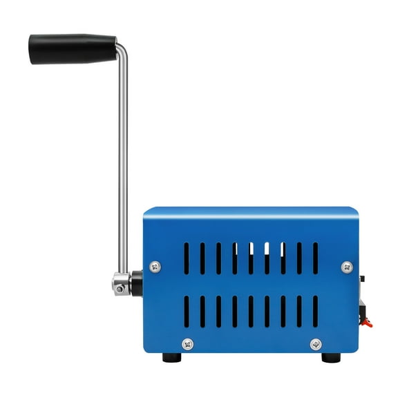 Dwellnix Hand Crank Generator with USB and 28V Output, Compact Emergency Power Source for Camping Outdoor Adventures or Disaster Preparedness