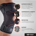 thumbnail image 2 of Rodillera Shock Doctor 870 para hombres y mujeres de estabilidad, 2 of 9