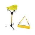 thumbnail image 4 of Almencla Tabouret de Camping avec Sac de Rangement Pratique Portable pour Jardin Voyage Randonnée Jaune, 4 of 8