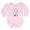 Petal Pink, variant on CafePress - Kiniart Fluffybutt Wes Long Sleeve Infant Bodysuit - Long Sleeve Cotton Baby Bodysuit