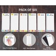 thumbnail image 5 of Inkdotpot Pack of 6 Funny Magnetic Dry Erase List For Fridge, Wipe Clean w/ NoStain, Quick Notes Shopping & Grocery List Whiteboard for Fridge, 8.75" x 3.8"(Monster Print), 5 of 6