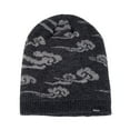 thumbnail image 4 of Tao Tao Men's Knitted Beanie Fleece Lined Thermal Comfort Soft Cuffed Winetr Hats Fashion Thick Slouchy Wool Sport Skull Cap Dark Gray, 4 of 5
