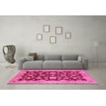 thumbnail image 3 of Ahgly Company Indoor Rectangle Abstract Pink Modern Area Rugs, 2' x 3', 3 of 4