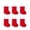 Red, variant on 6 Pack Christmas Stockings, 15.75 Inch Velvet Christmas Stocking with White , Xmas Hanging Stocking Decor for Fireplace Home Holiday Party