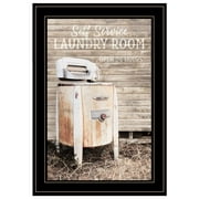 Laundry Room by Lori Deiter Printed Framed Wall Art Wood Multi-Color