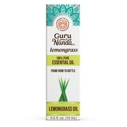 GuruNanda 100% Pure & Natural Lemongrass Essential Oil for Aromatherapy & Diffuser - 15ml