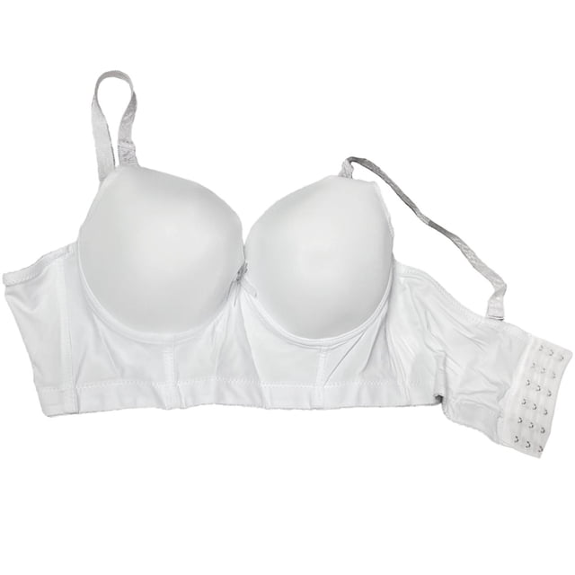 Brasier tipo bustier 6 ganchos/Tallas Extras, 1121 (Blanco) blanco 34D Roman Fashion BRA-RG-1121-BLANCO