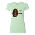 thumbnail image 2 of Wild Bobby Football Fingerprint It's in My DNA Sports Women Slim Fit Junior Tee, 2 of 6