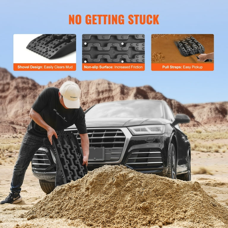 SKYSHALO 10 TON Tire Grip Tracks, made from durable PP, ideal for