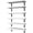White, variant on Wood Floating Shelves Set of 6, Rustic Wall Shelves for Home Decor, Farmhouse Style Storage Shelves for Bedroom, Bathroom, Living Room, Book Shelves, Display and Organize