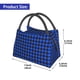 thumbnail image 2 of Fotbe Buffalo Plaid Blue Black Bolsa Térmica Portátil con Estampado, Bolsa de Entrega de Alimentos Aislada, Bolsa Reutilizable de Gran Capacidad para Comidas y Supermercado, 2 of 6