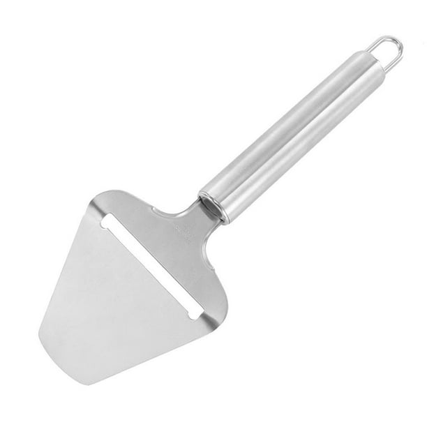 Naiovety Pala de queso multiusos portátil, rebanadora de acero inoxidable para pastel, Pizza, mantequilla, herramienta de cocina para hornear Suministros de limpieza para el hogar Naiovety HA017734-00