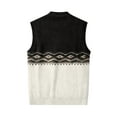 thumbnail image 6 of Men's Sweater Vest Dress Knit V Neck Button Sleeveless Casual Cardigan Sweaters Black S, 6 of 7